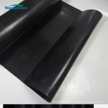 sooth textured surface black 5mm neoprene rubber sheet